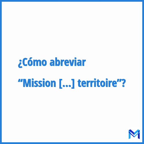 ¿Cómo se abrevia “Mission interministérielle et interrégionale d'aménagement du territoire”?
