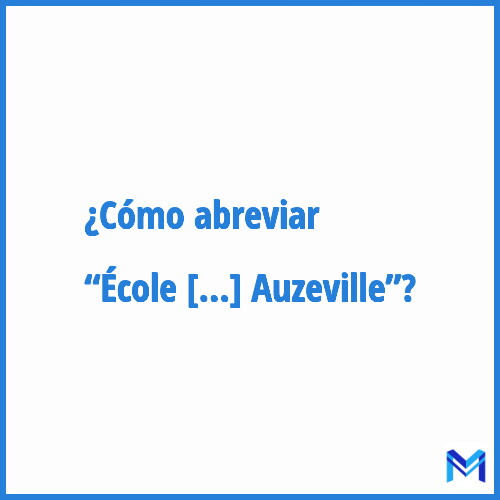 ¿Cómo se abrevia “École nationale de formation agronomique de Toulouse - Auzeville”?