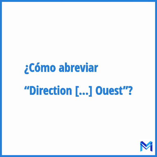 ¿Cómo se abrevia “Direction Interdépartementale des Routes Centre Ouest”?