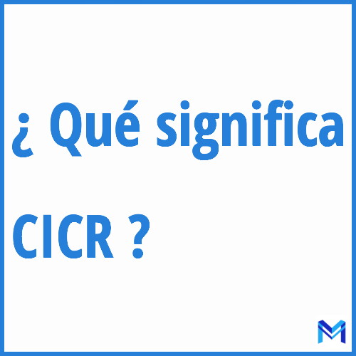 ¿Qué significa “CICR” en francés?
