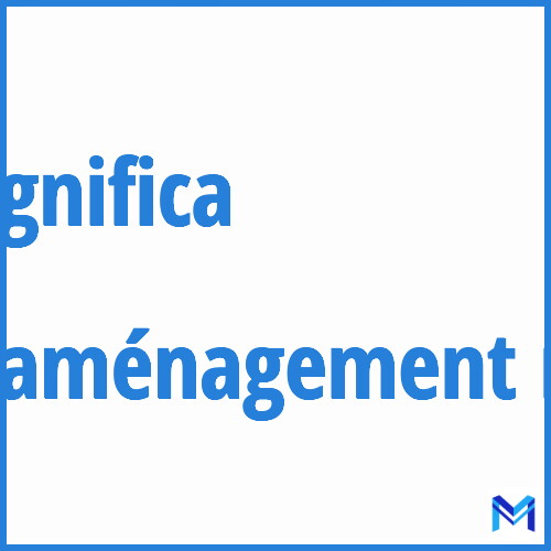 ¿Qué significa “Plans d'aménagement ruraux” en francés?