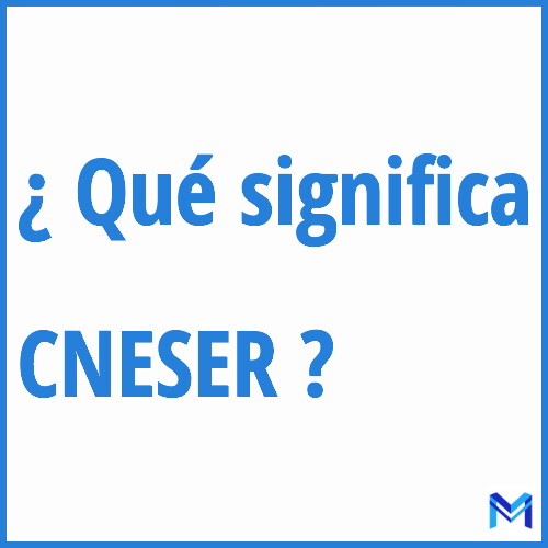 ¿Qué significa “CNESER” en francés?